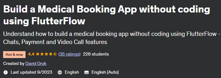 Pictures · Build a Medical Booking App without coding using FlutterFlow 2023-8