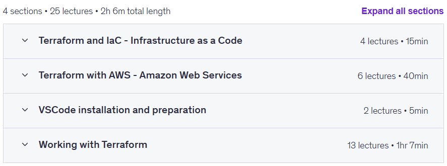 Темы курса · Terraform Для начинающих – Zero to Hero Tutorial! 2025-1