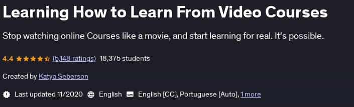 Pictures · Udemy — Learning How to Learn From Video Courses 2020-11
