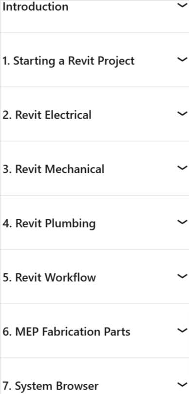 Course topics · LinkedIn — Revit 2023: Essential Training for MEP 2022-9