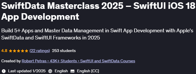Pictures · Udemy — SwiftData Masterclass 2025 – SwiftUI iOS 18 App Development 2025-1