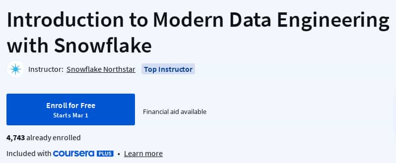 Pictures · Coursera — Introduction to Modern Data Engineering with Snowflake 2025-3