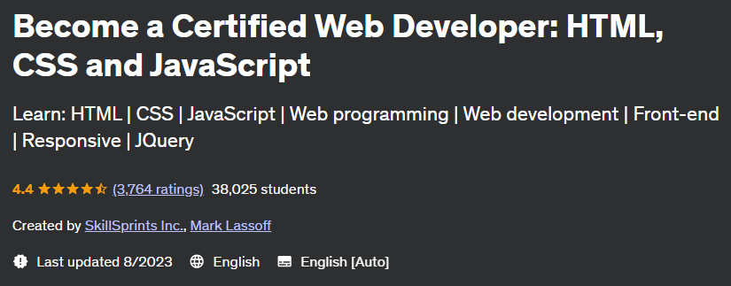 Pictures · Udemy — Become a Certified Web Developer: HTML, CSS and JavaScript 2023-8