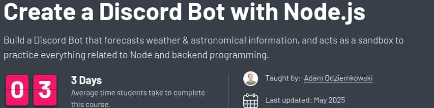 Pictures · ZeroToMastery — Create a Discord Bot with Node.js 2025-4