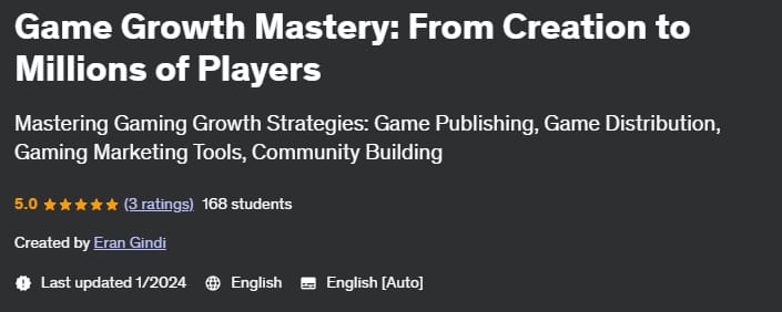 Pictures · Game Growth Mastery: From Creation to Millions of Players 2024-1