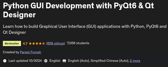 Pictures · Python GUI Development with PyQt6 & Qt Designer 2024-10