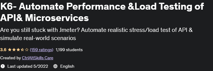 Pictures · Udemy — K6 Automate Performance & Load Testing of API & Microservices 2022-5