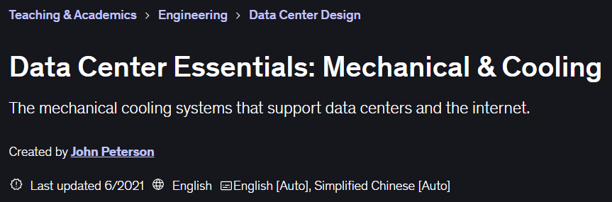 Pictures · Udemy — Data Center Essentials: Mechanical & Cooling 2021-7