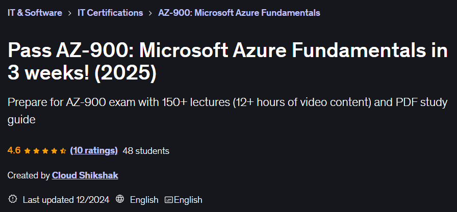 Imágenes · El paseo -900: Microsoft Azure Fundamentos en 3 ¡Hay semanas!2025) 2024-10
