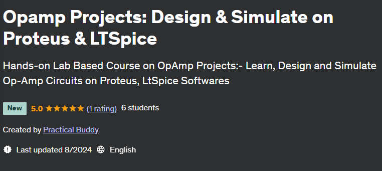 Pictures · Udemy — Opamp Projects: Design & Simulate on Proteus & LTSpice 2024-8
