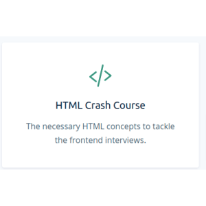 HTML Crash Course 2022-3
