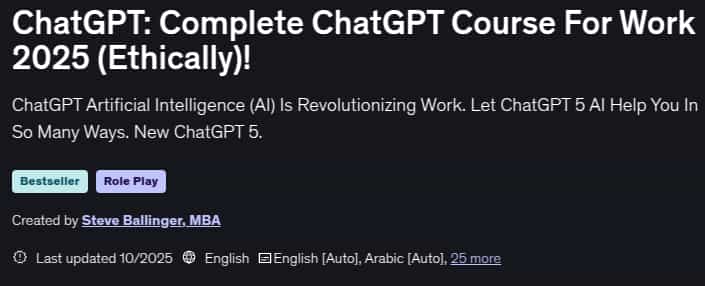 图片 · ChatGPT: 完整 ChatGPT 课程为工作 2025 (在道德上) 2025-10