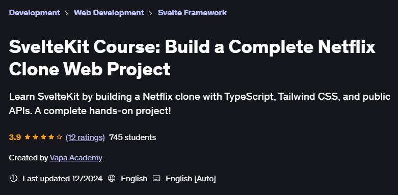Pictures · SvelteKit Course: Build a Complete Netflix Clone Web Project 2024-6