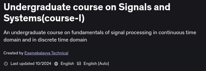 Pictures · Udemy — Undergraduate course on Signals and Systems(course-I) 2024-10