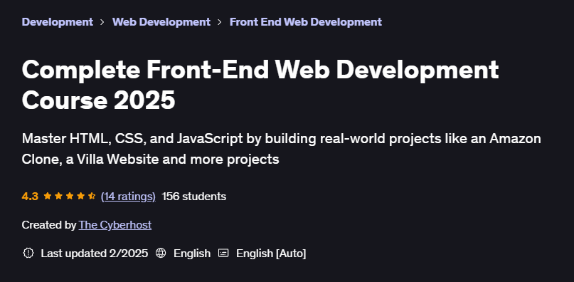 Pictures · Udemy — Complete Front-End Web Development Course 2025 2025-1