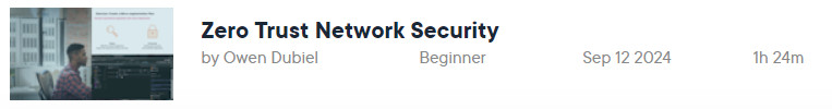 Pictures · Pluralsight — Zero Trust Network Security 2024-9
