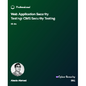 INE — Web Application Security Testing: CMS Security Testing 2023-9
