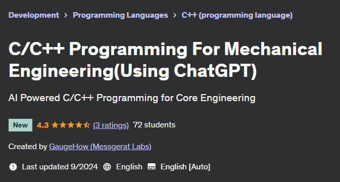 Pictures · Udemy — C/C++ Programming For Mechanical Engineering(Using ChatGPT) 2024-7