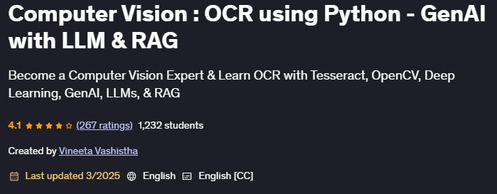Imágenes · La visión del ordenador: OCR utilizando Python – GenAI con LLM y RAG 2025-1