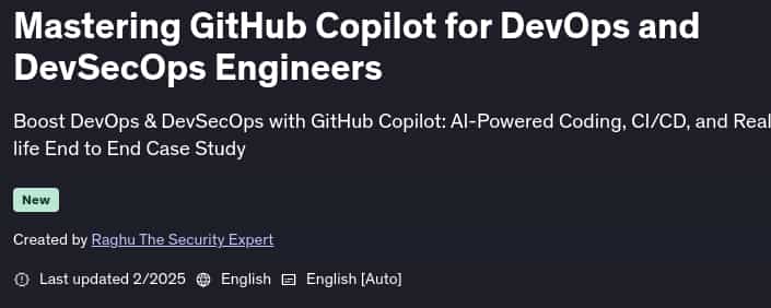 Pictures · Mastering GitHub Copilot for DevOps and DevSecOps Engineers 2025-2