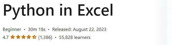 Pictures · Python in Excel 2023-8