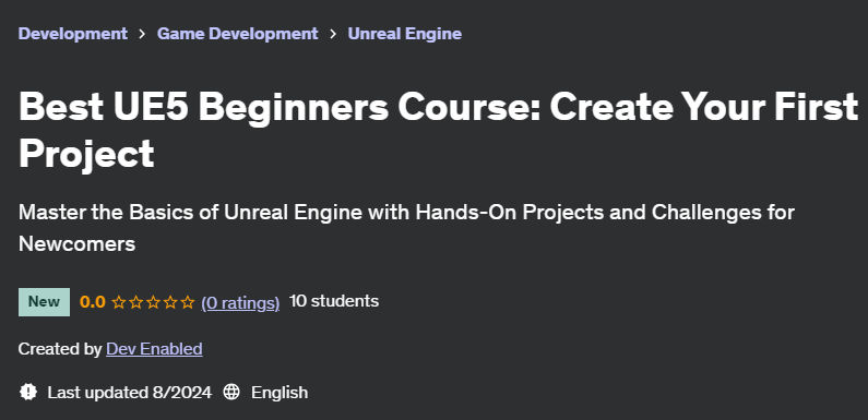Pictures · Udemy — Best UE5 Beginners Course: Create Your First Project 2024-9
