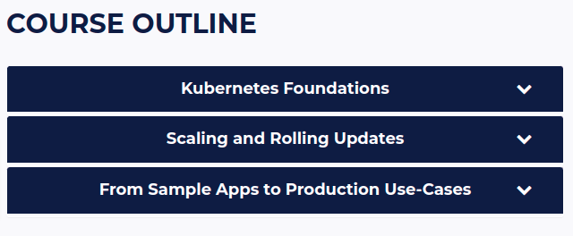 موضوعات الدورة · Ardan Labs - مكثفة Kubernetes:2 2023-10