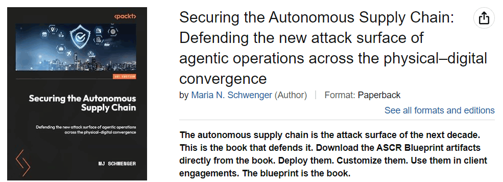 Pictures · Packt — Securing the Autonomous Supply Chain 2026