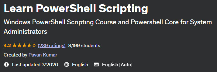 Pictures · Udemy — Learn PowerShell Scripting 2020-7