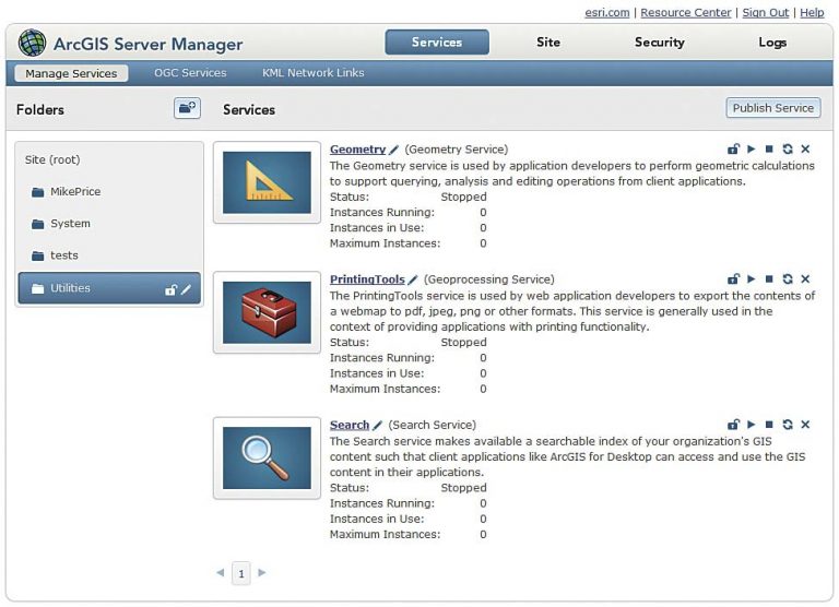 Pictures · Esri ArcGIS Server Enterprise 10.5