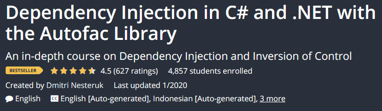 Pictures · Udemy — Dependency Injection in C# and .NET with the Autofac Library 2020-1