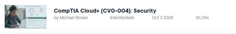 Pictures · Pluralsight — CompTIA Cloud+ (CV0-004): Security 2024-10