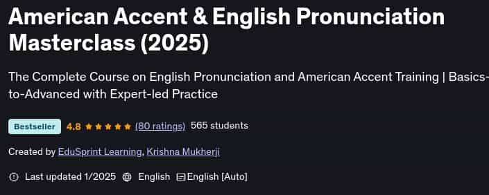 Pictures · Udemy — American Accent & English Pronunciation Masterclass (2025) 2025-1