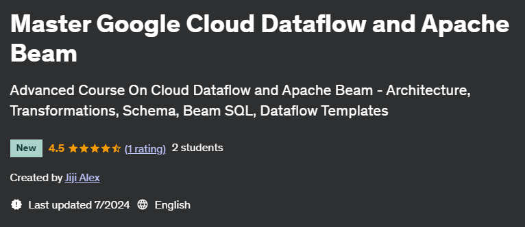 Pictures · Master Google Cloud Dataflow and Apache Beam 2024-7