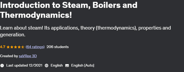 Pictures · Udemy — Introduction to Steam, Boilers and Thermodynamics! 2020-10