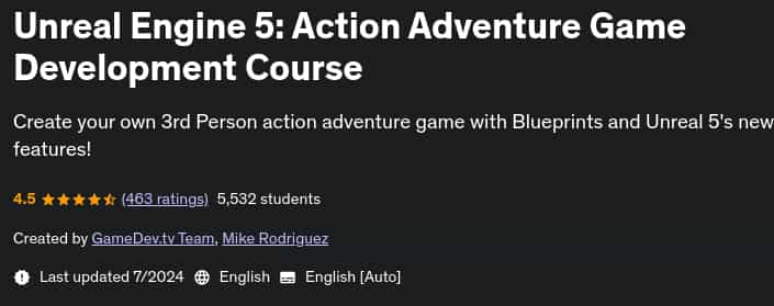 Pictures · Unreal Engine 5: Action Adventure Game Development Course 2024-7