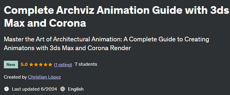 Pictures · Complete Archviz Animation Guide with 3ds Max and Corona 2024-6