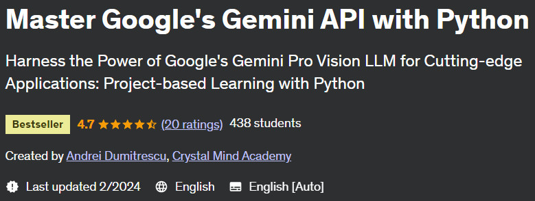 Pictures · Master Google’s Gemini API with Python 2024-1