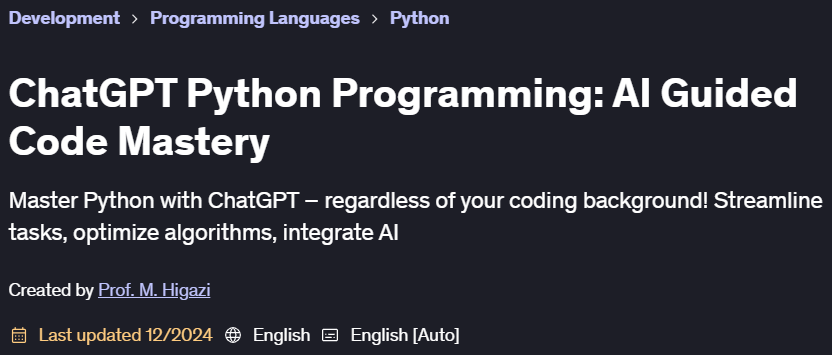 Pictures · ChatGPT Python Programming: AI Guided Code Mastery 2024-12