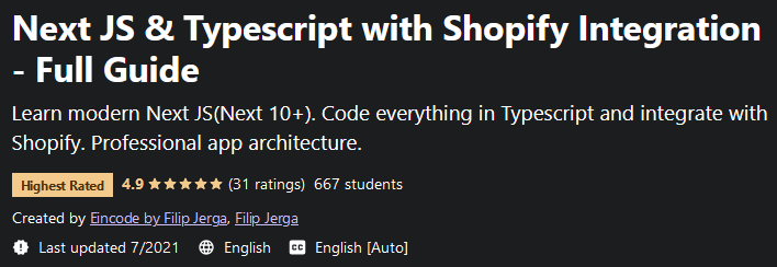 Pictures · Udemy — Next JS & Typescript with Shopify Integration – Full Guide 2021-7