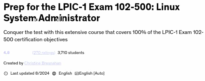 Pictures · Udemy — Prep for the LPIC-1 Exam 102-500: Linux System Administrator 2024-8