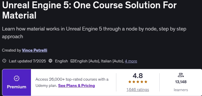 Pictures · Unreal Engine 5: One Course Solution For Material 2025-7