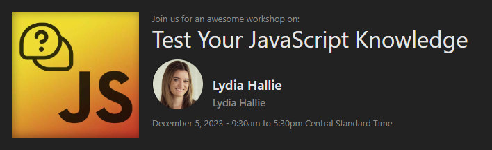 Pictures · Test Your JavaScript Knowledge 2023-12