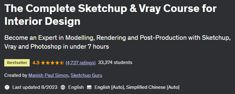 Pictures · Udemy — The Complete Sketchup & Vray Course for Interior Design 2023-8
