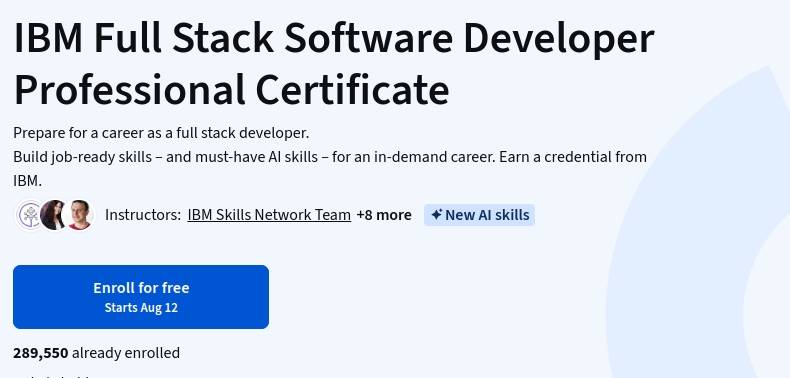 Bilder · IBM Full Stack Software Developer professionelles Zertifikat 2026-8