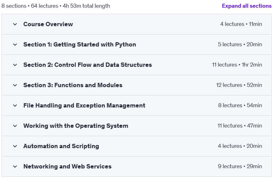 Course topics · Python for Linux Admins 2024-11