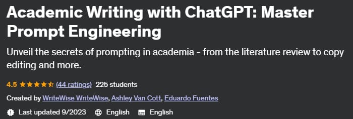 Pictures · Udemy — Academic Writing with ChatGPT: Master Prompt Engineering 2023-8
