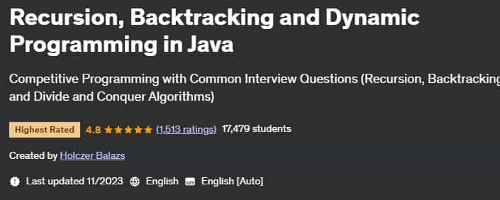 Pictures · Recursion, Backtracking and Dynamic Programming in Java 2022-5