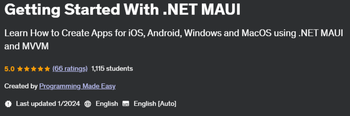 Pictures · Udemy — Getting Started With .NET MAUI 2024-1