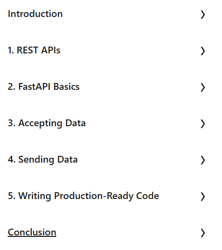 Course topics · LinkedIn — Build REST APIs with FastAPI 2024-12
